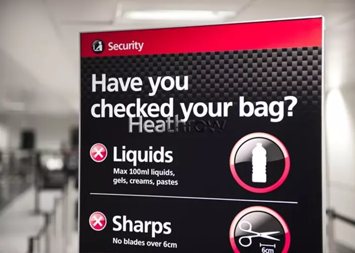 What items are prohibited at Heathrow Airport?