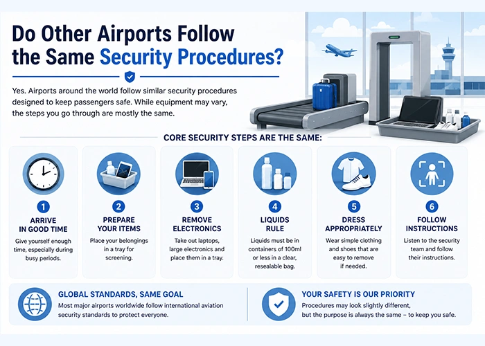 Do Other Airports Follow the Same Security Procedures?