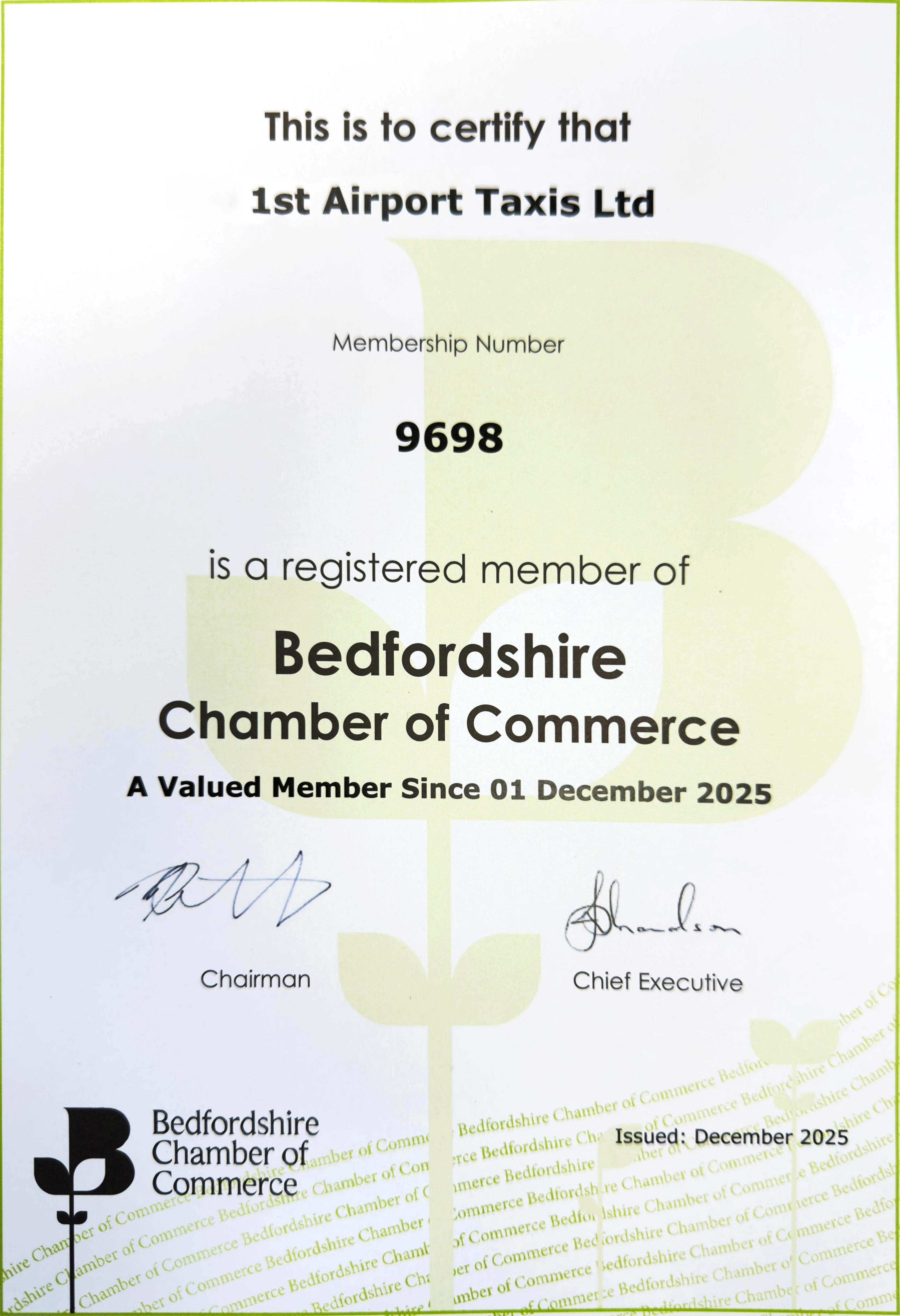 Bedfordshire Chamber of Commerce